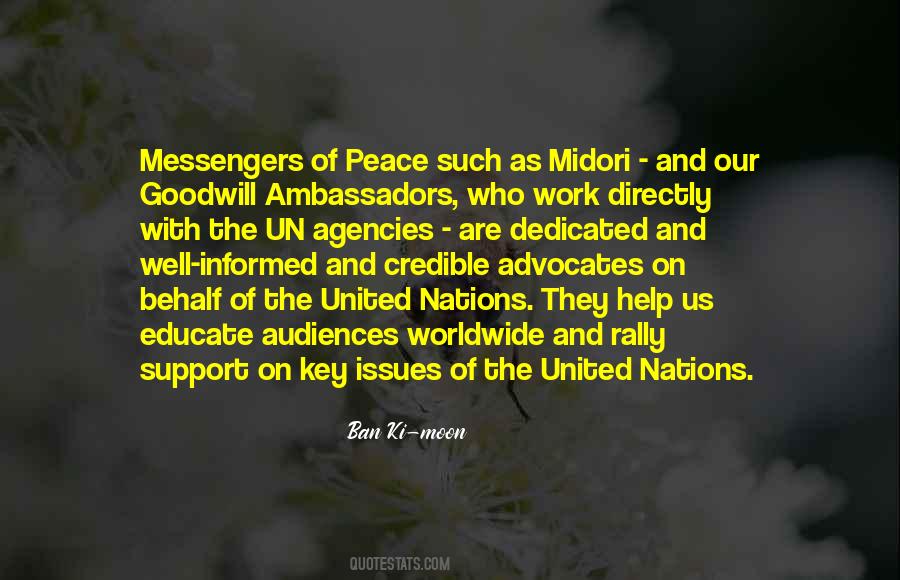 Worldwide Peace Quotes #519923