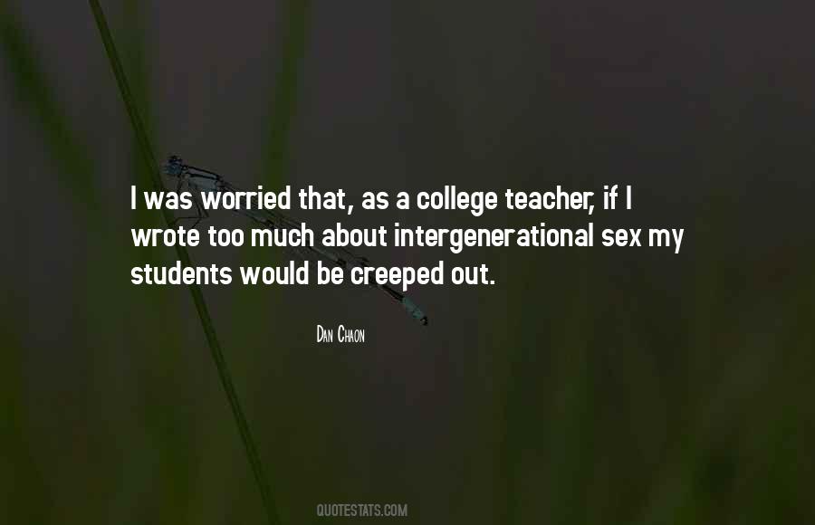 Worried About Myself Quotes #37150