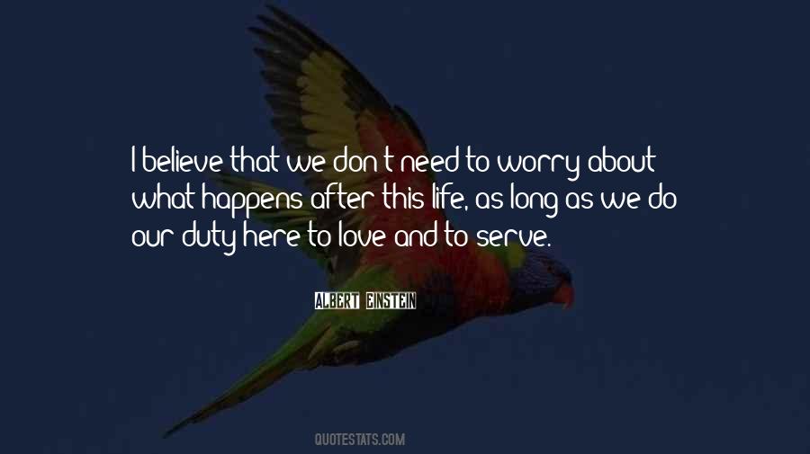 Worry Love Quotes #640966