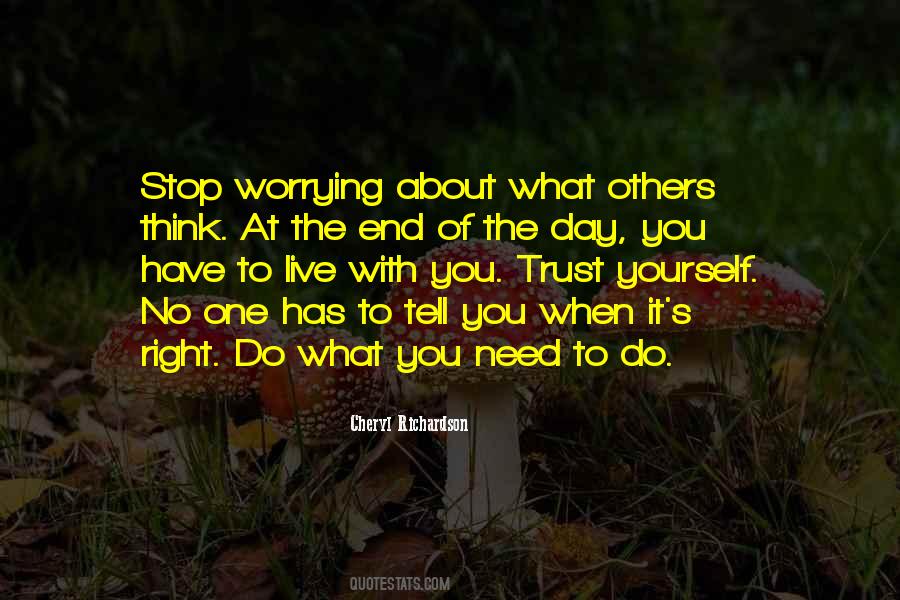 Worrying About You Quotes #157630