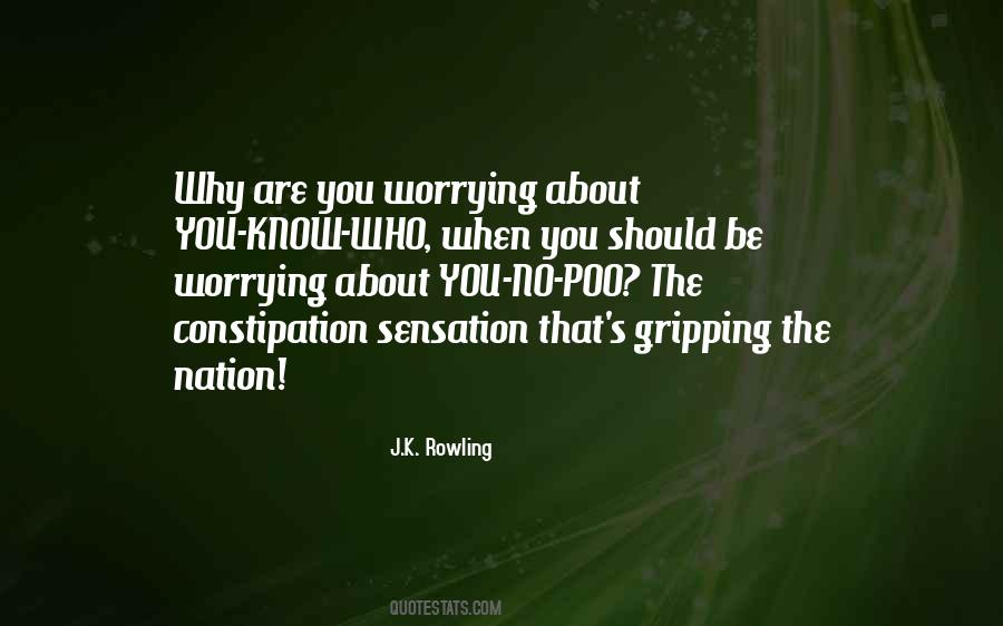 Worrying About You Quotes #194269