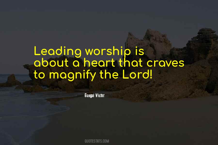 Worship Leading Quotes #975170