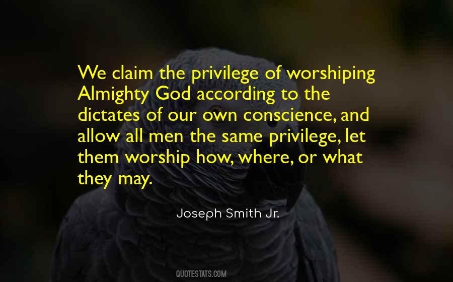 Worshiping Quotes #1058392