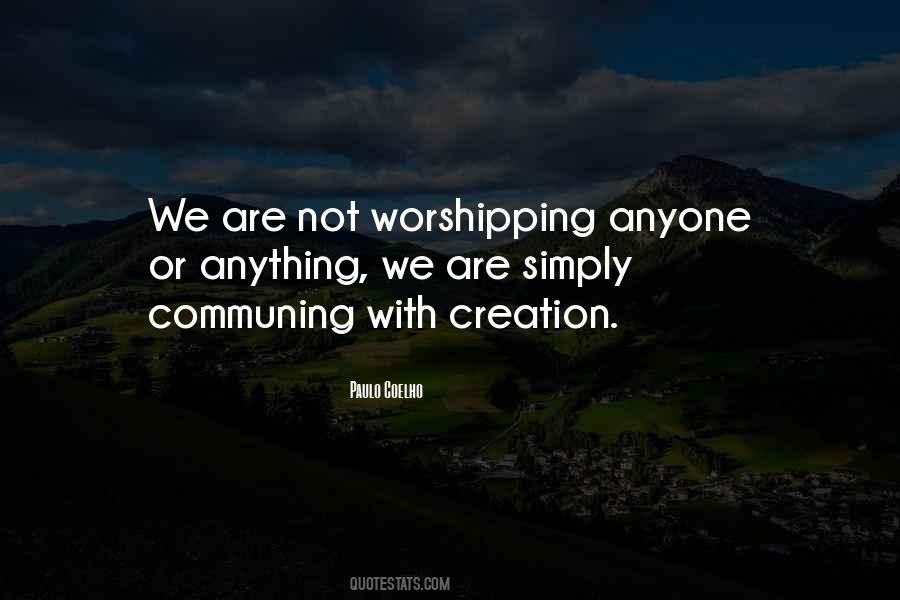 Worshipping Quotes #967038