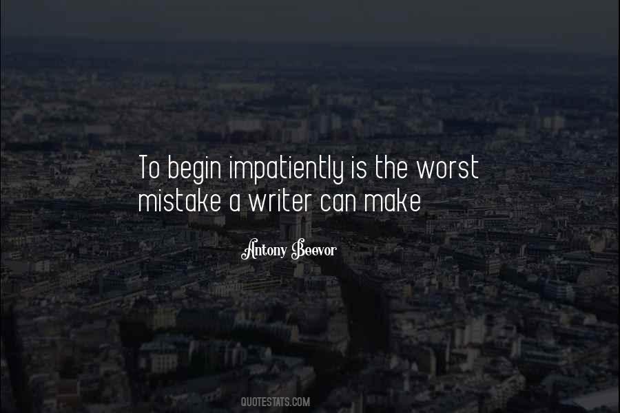 Worst Mistake Quotes #1867766