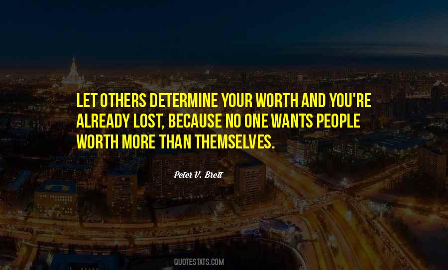 Worth More Quotes #1240011