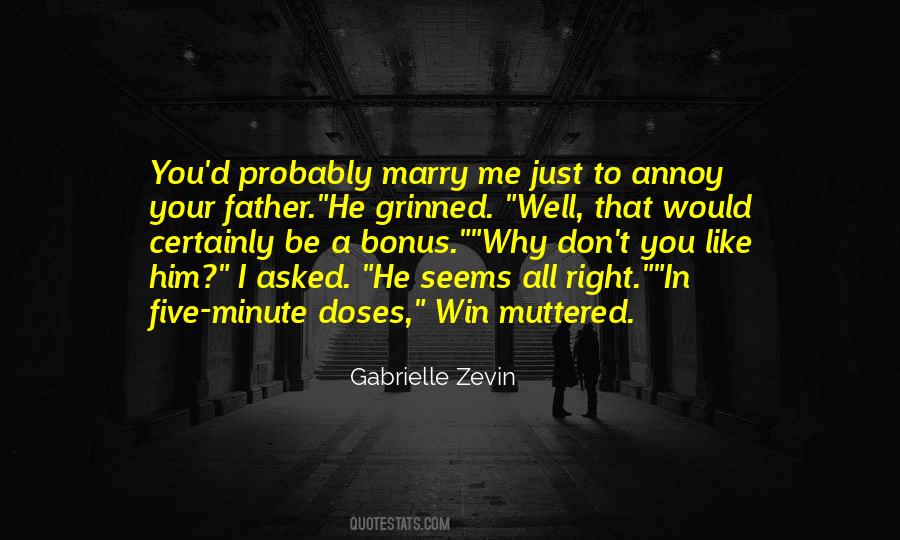 Would You Marry Me Quotes #1805768