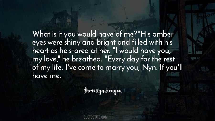 Would You Marry Me Quotes #208815