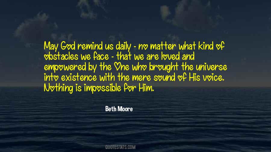 Quotes About Nothing Is Impossible With God #1876867