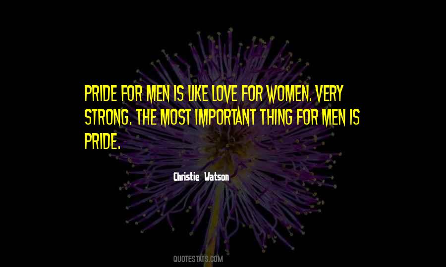 Quotes About Pride And Love #340792