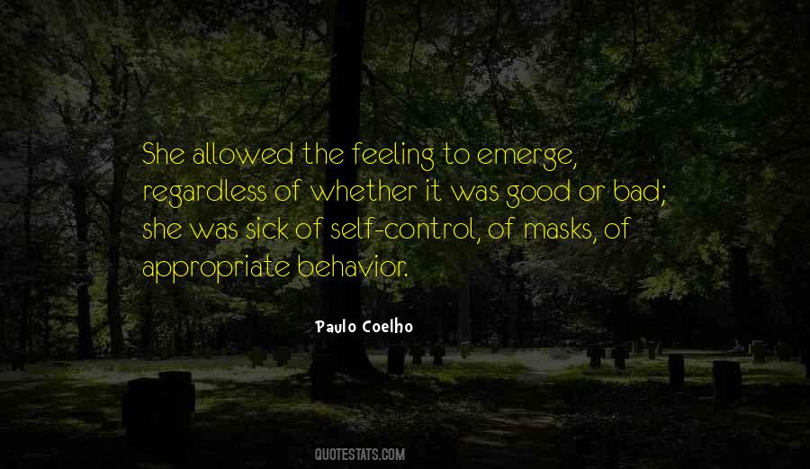 Quotes About Feeling Out Of Control #516848