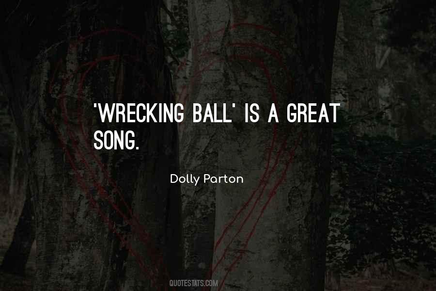 Wrecking Ball Song Quotes #1749889