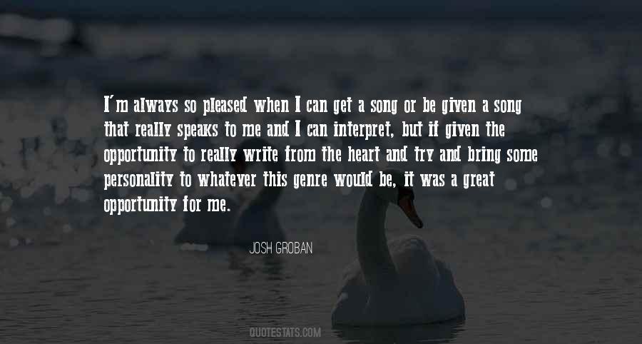 Write From The Heart Quotes #1856165