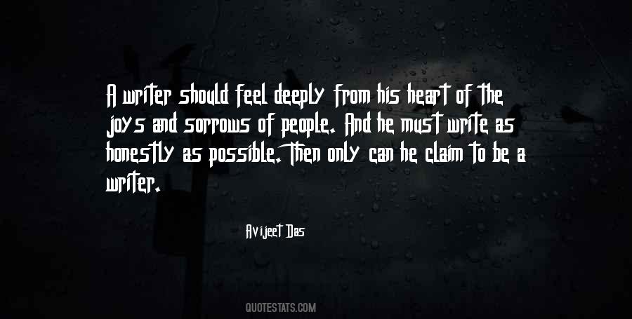 Write From The Heart Quotes #204021