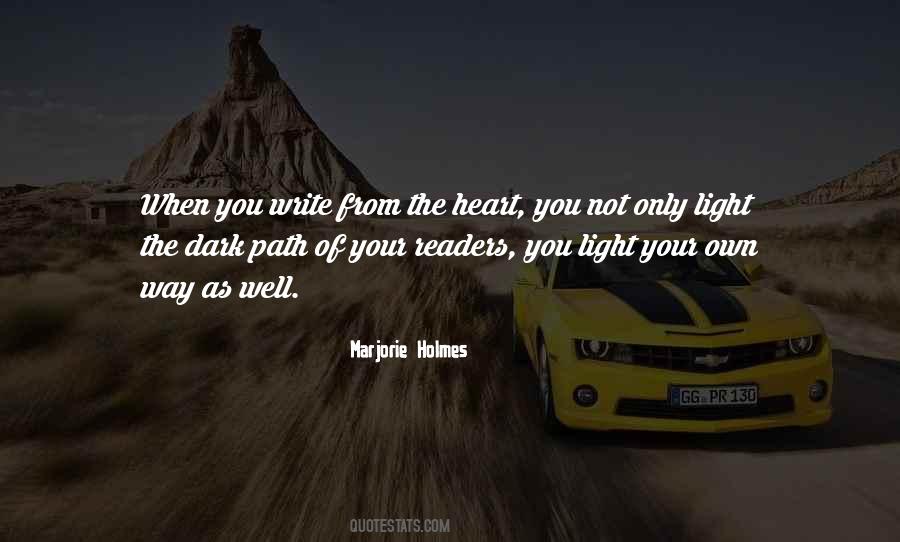 Write From The Heart Quotes #575869