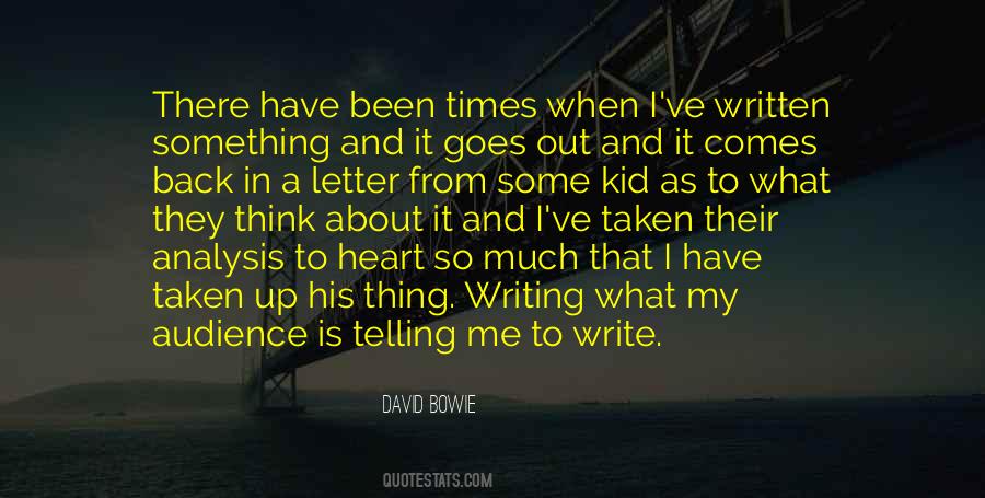 Write Me A Letter Quotes #1474073