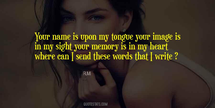 Write My Name Quotes #1374229