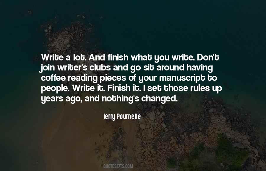 Writer's Coffee Quotes #913686