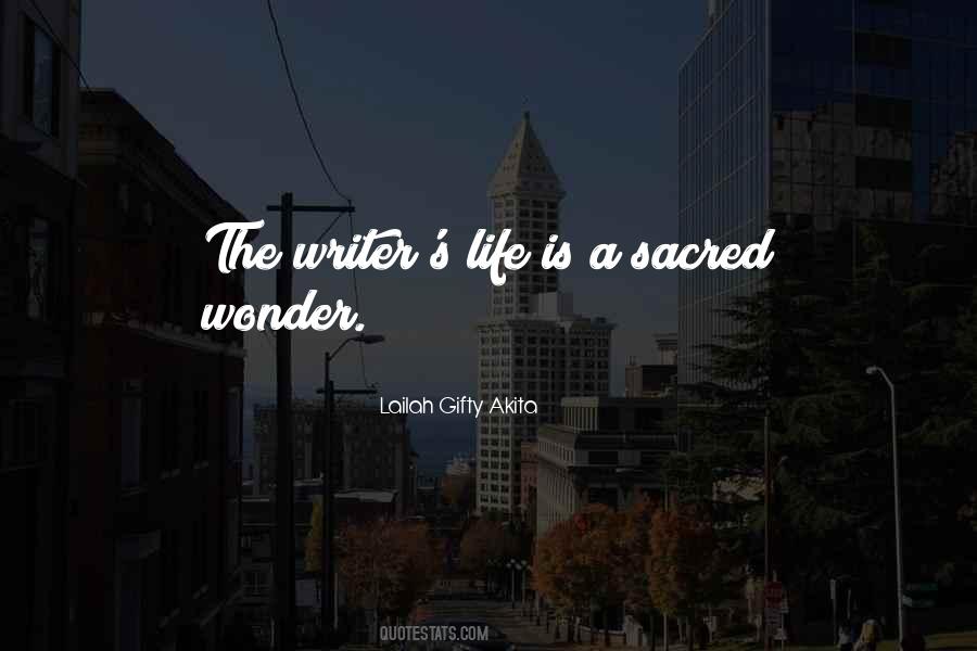 Writer's Life Quotes #713311