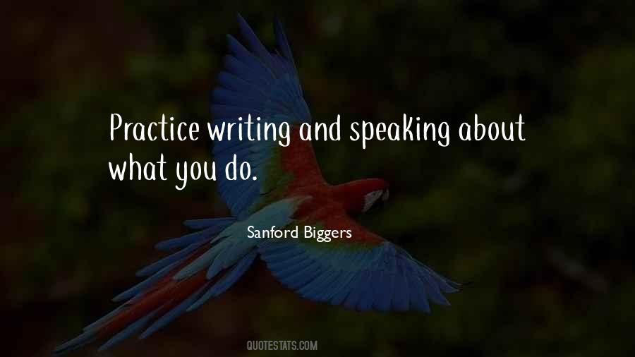 Writing And Speaking Quotes #224356