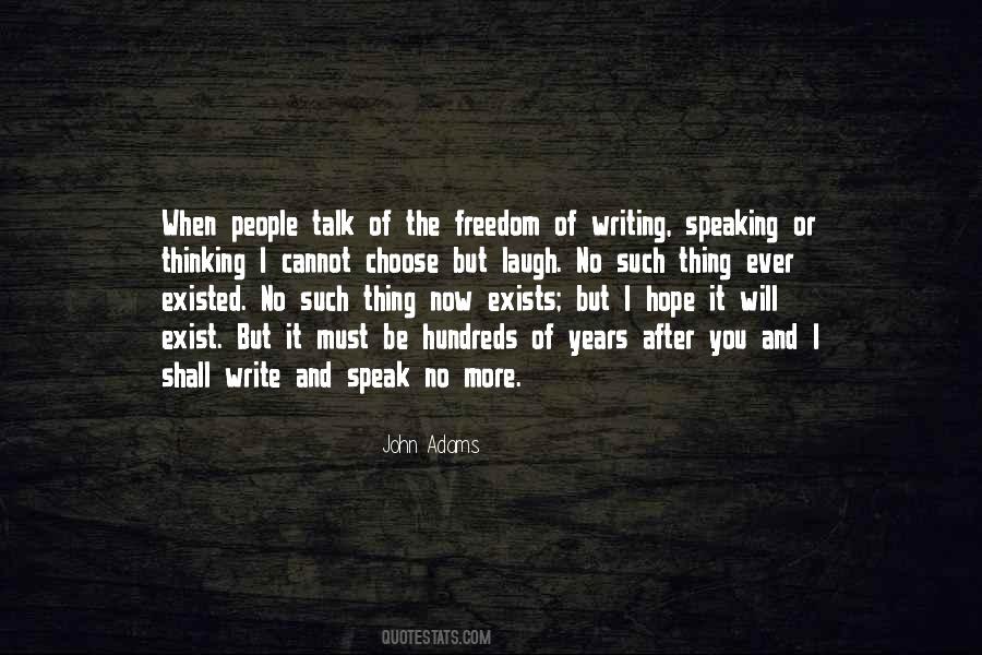Writing And Speaking Quotes #604262