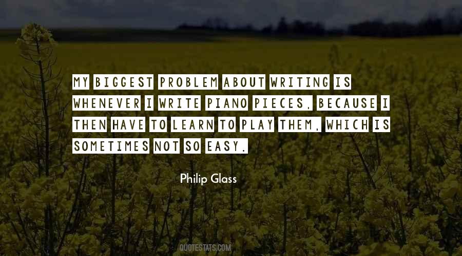 Writing Is Not Easy Quotes #203630