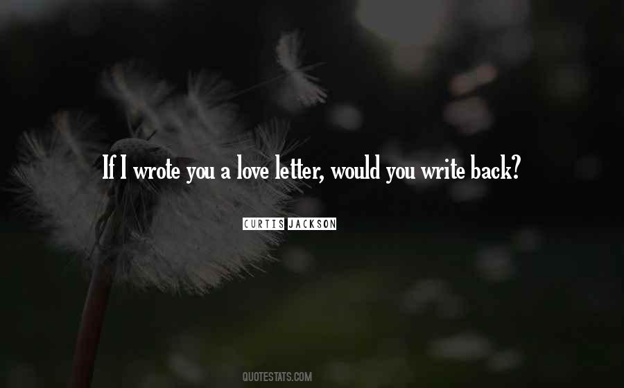 Writing Love Letter Quotes #1601854