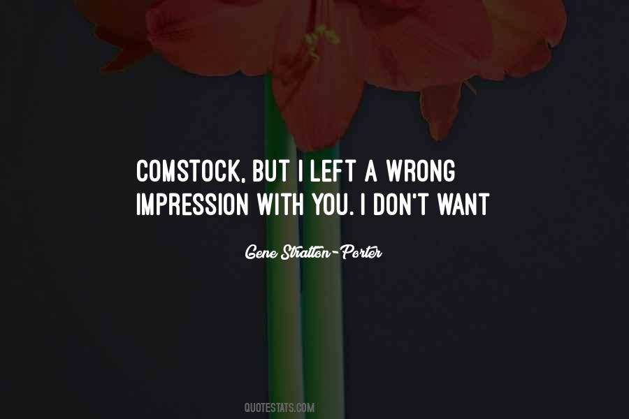 Wrong Impression Quotes #1728976