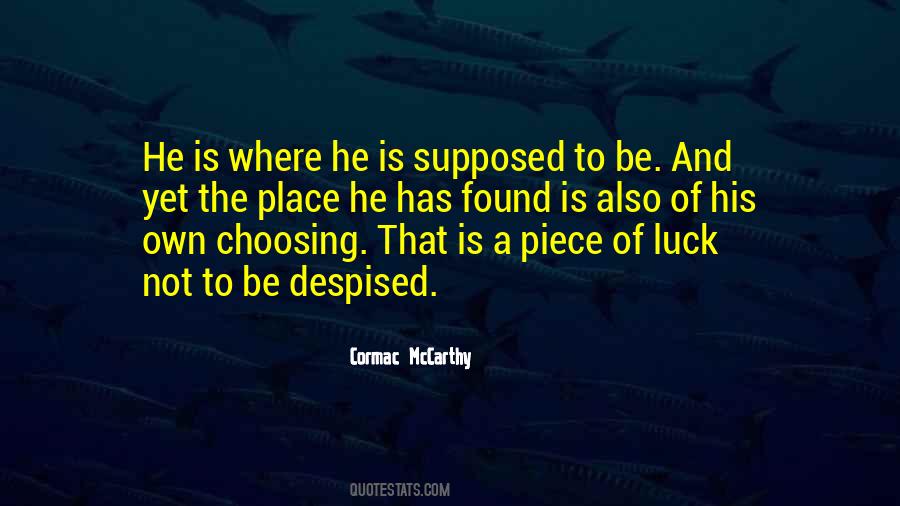 Quotes About Luck And Fate #690285