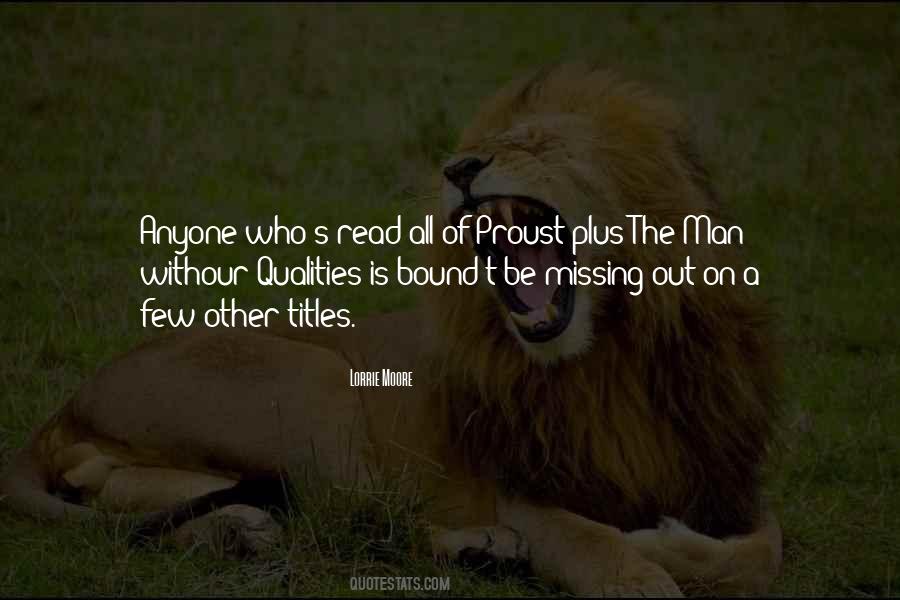 Quotes About Proust #1619696