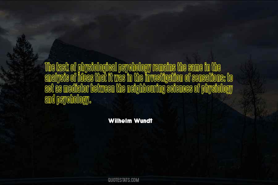 Wundt Quotes #1177079