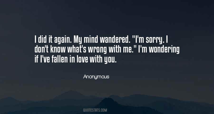 Quotes About What You Did Wrong #401773