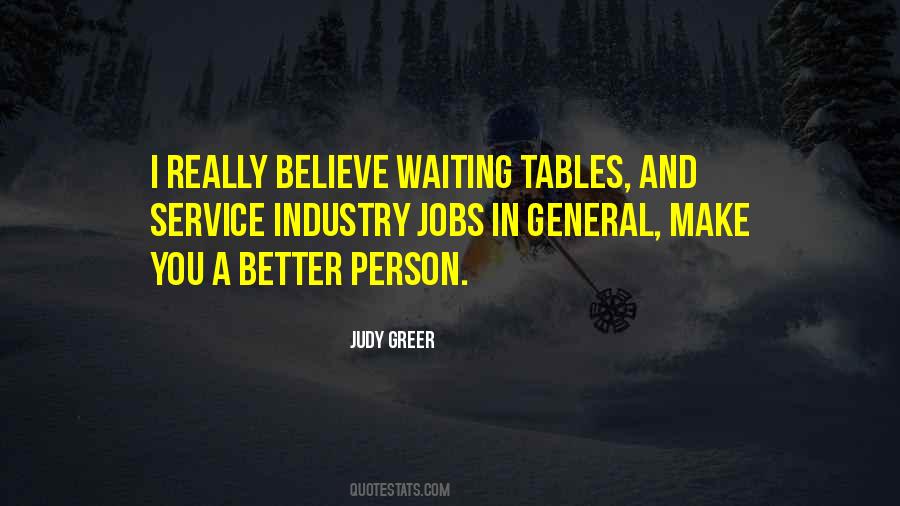 Quotes About Waiting Tables #1141516