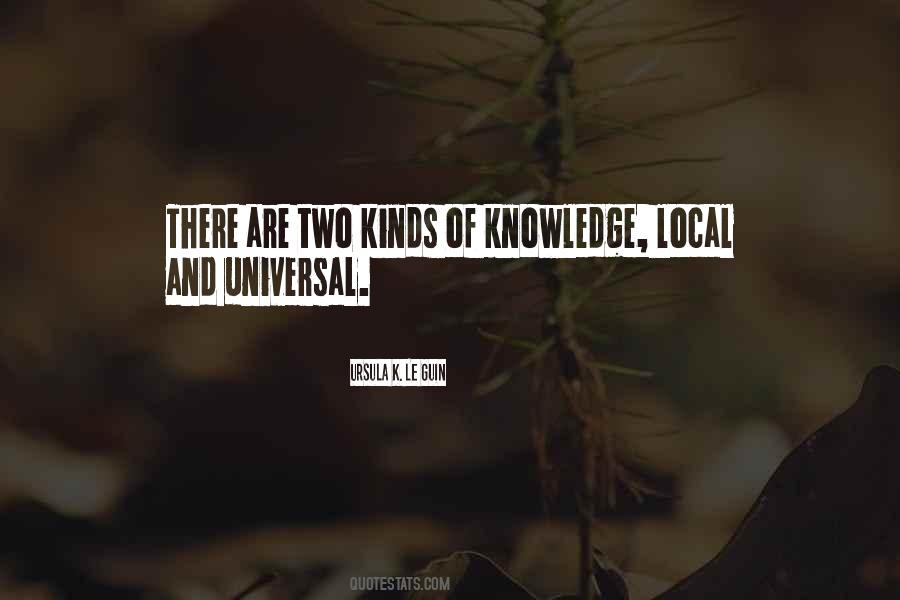 Quotes About Local Knowledge #1397226