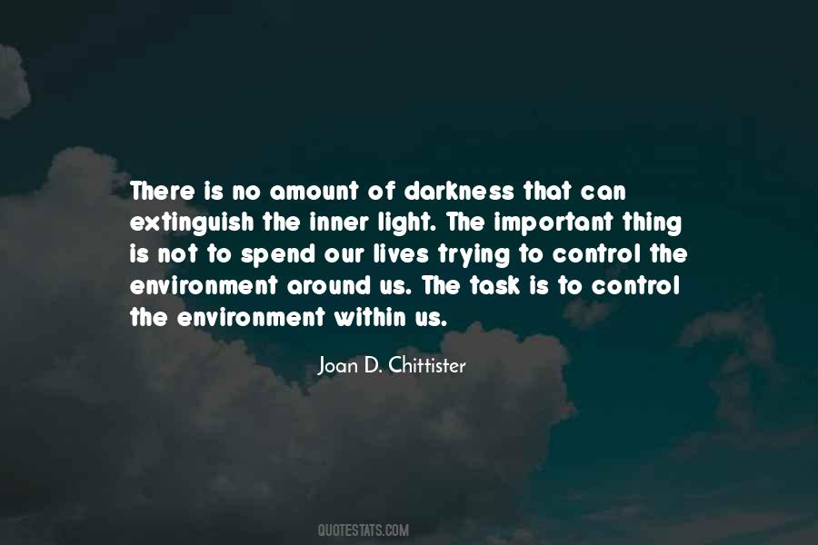 Quotes About Darkness Within Us #112652