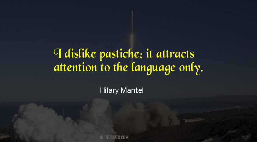 Quotes About Pastiche #19330