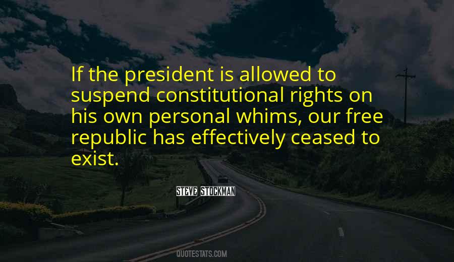 Quotes About Constitutional Rights #1010869
