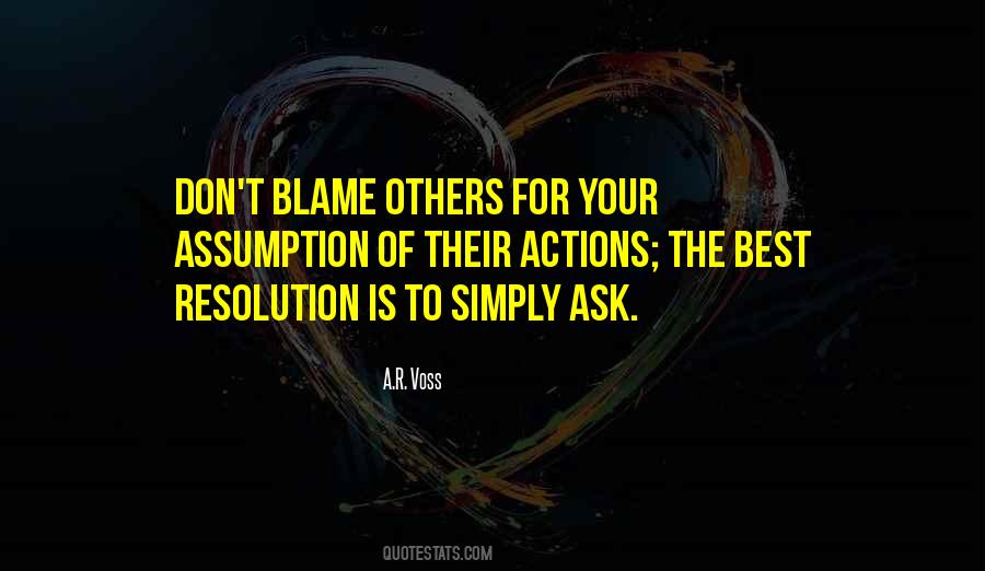 Quotes About Blame Others #1025077