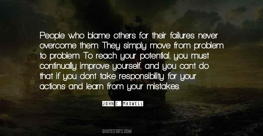 Quotes About Blame Others #1202076