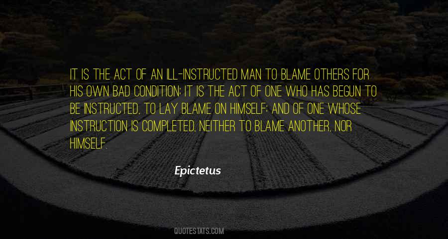 Quotes About Blame Others #1763383