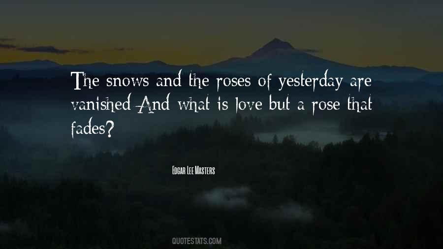 Quotes About Roses And Love #221504