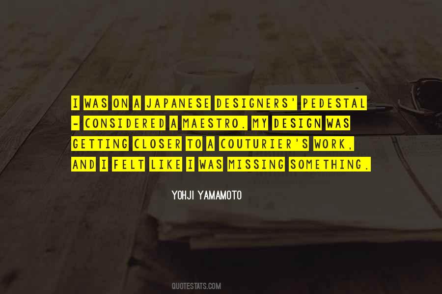 Yamamoto Quotes #520806