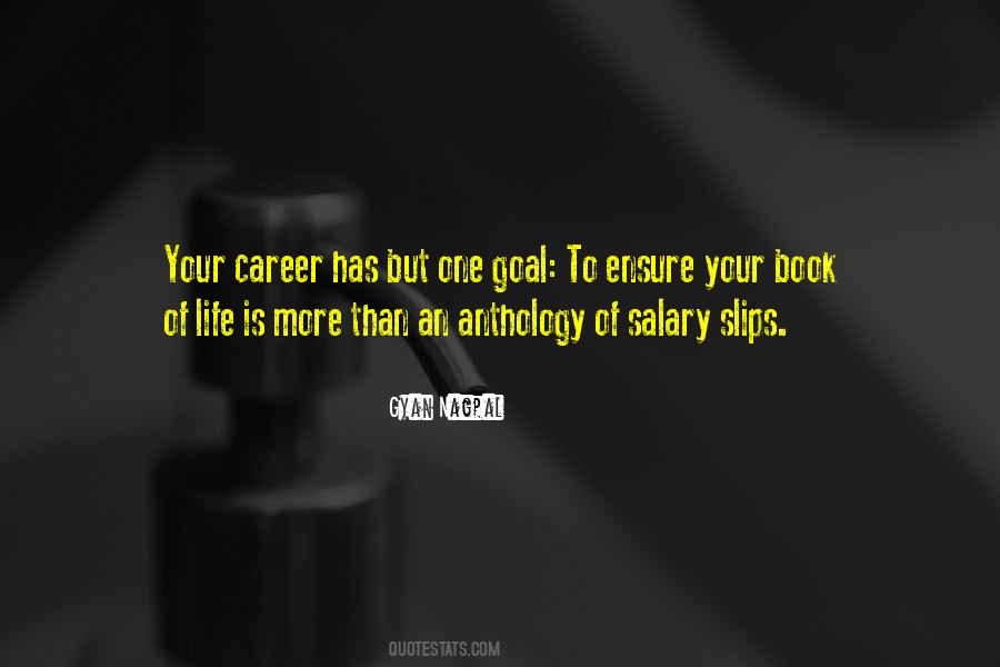 Quotes About Career Goal #1215148