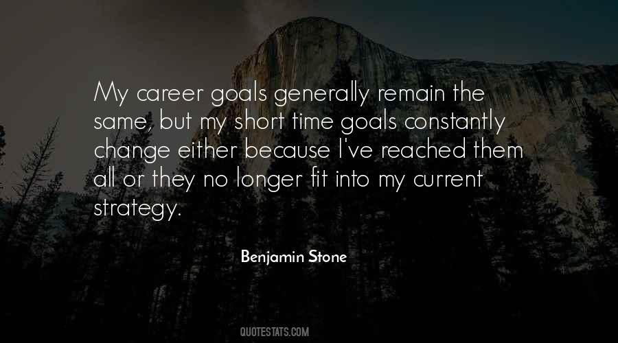 Quotes About Career Goal #1703071