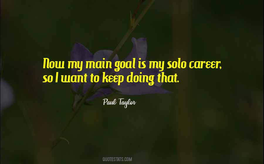 Quotes About Career Goal #624280