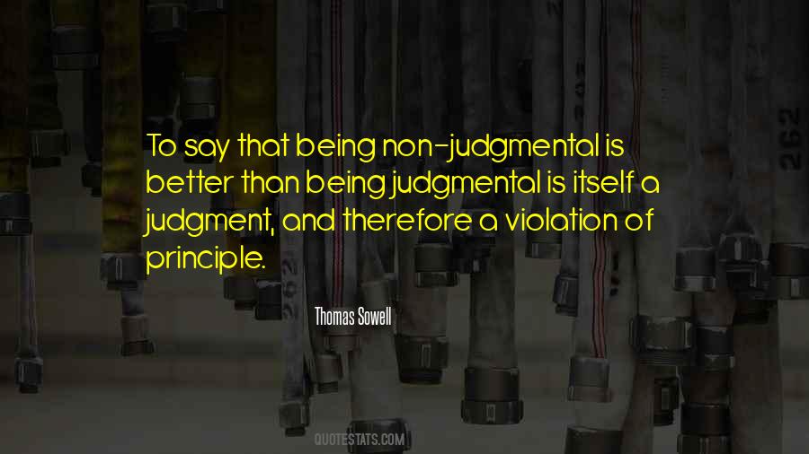 Quotes About Non Judgment #65254