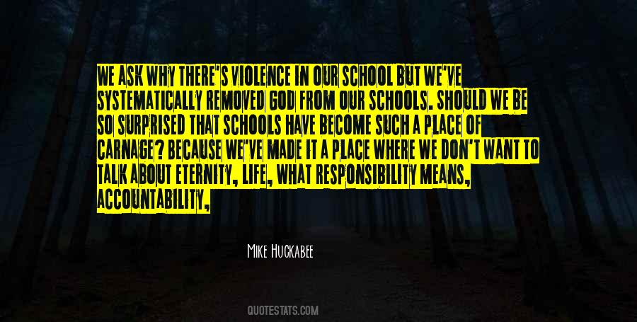 Quotes About Violence In Schools #208336