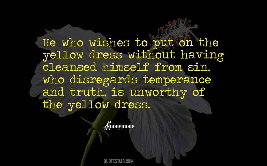 Yellow Dress Quotes #296318