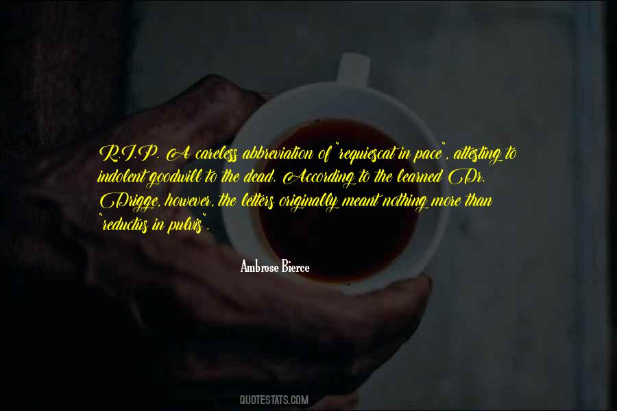 Quotes About R.i.p #179525