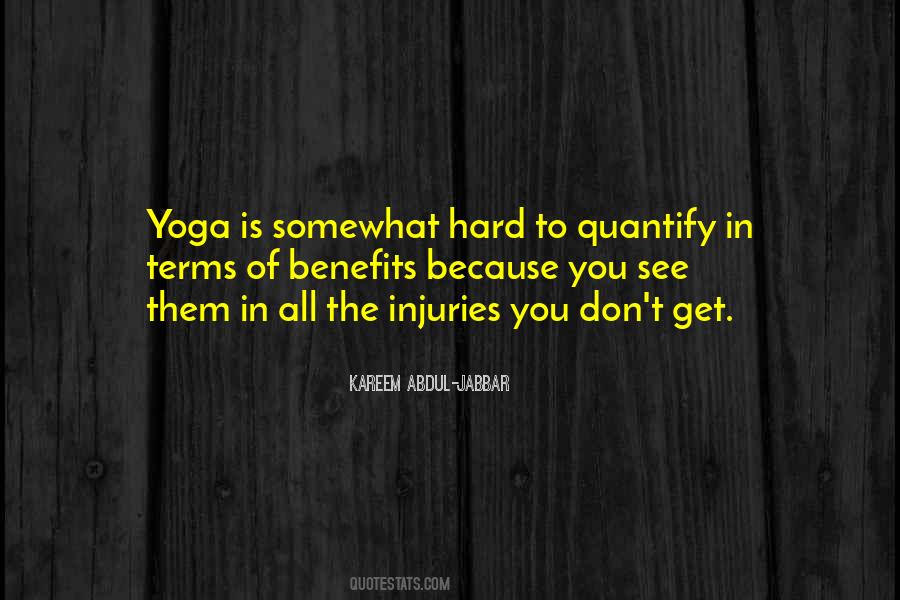 Yoga Benefits Quotes #1121053